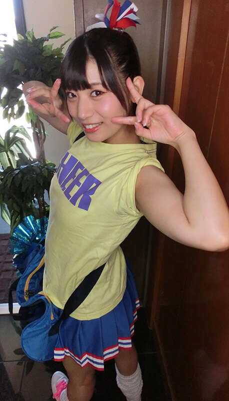 Pregnant Cheerleader Creampie: Clothed Penetration - Mariko Aoyama