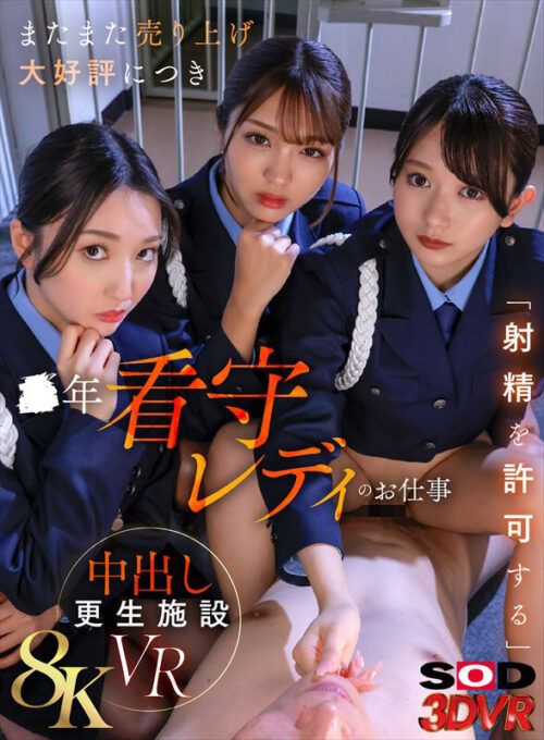 【VR】【8K】Correctional Facility VR: Guard Lady's Creampie Permission