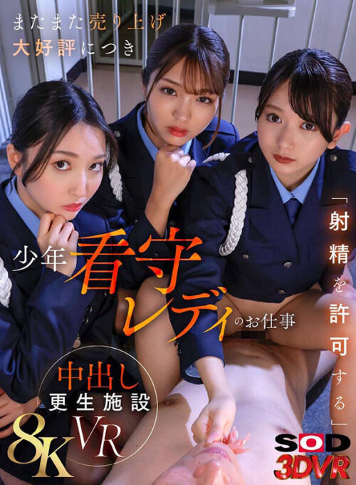 【VR】【8K】Correctional Facility VR: Guard Lady's Creampie Permission