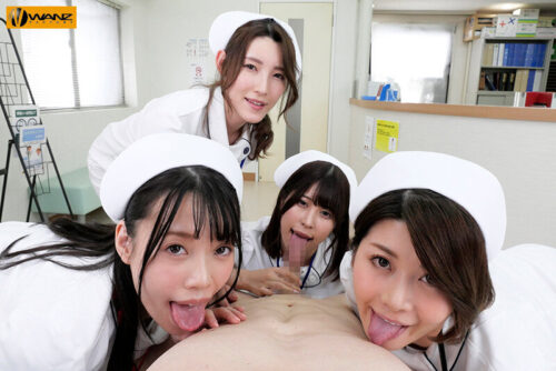 4 Naughty Nurse Semen-Sucking Blowjob VR - Reverse NTR Harem