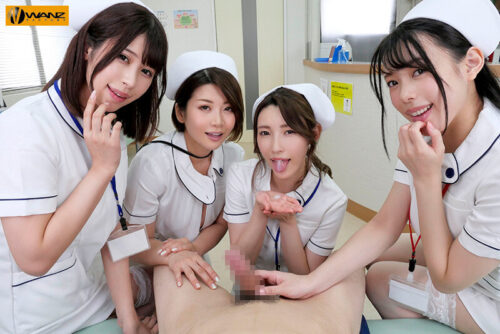 4 Naughty Nurse Semen-Sucking Blowjob VR - Reverse NTR Harem