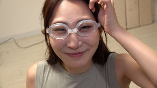 VR Facial with Clear View of Ejaculation Through Goggles