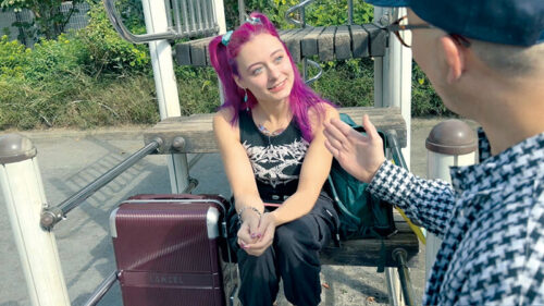 Picking Up Beautiful Foreign Tourists - Rescued French Beauty & Raw Creampie