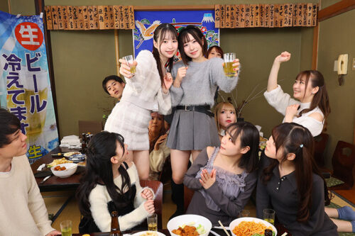 【VR】【8K VR】Pako Circle Drinking Party VR!! Izakaya Exclusive Orgy VR