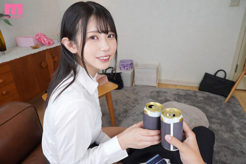 【VR】Cute & Friendly Female Boss: Missed Last Train, Home Drinking Continues...! Passionate Kiss Bliss & Creampie Sex