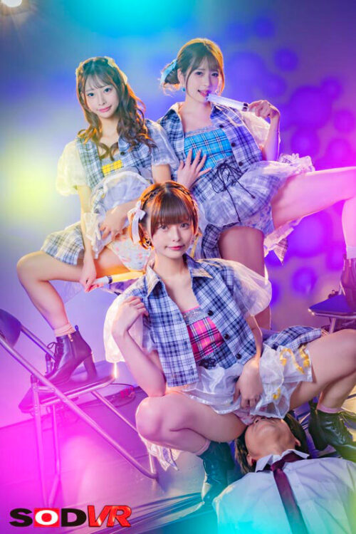 【VR】Mischievous Idol's Body Fluids Splash VR - Drowning in Sweat After Live