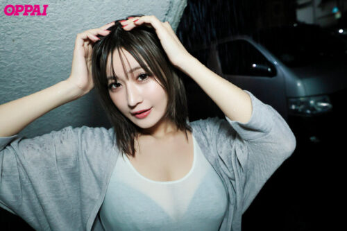 【VR】Wet Beauty's Rainy Day Reverse Pickup in My Car - Wagon VR with Riho Fujimori