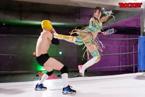 Busty Wrestler AYA's Dangerous Fertile Days Gangbang
