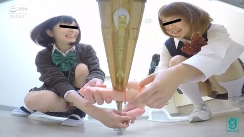 School Bathroom Dildo Sharing Masturbation 2