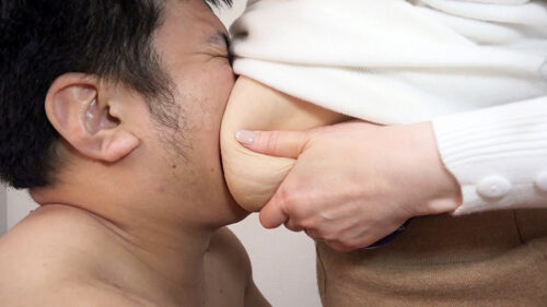 J-cup Busty Mature Woman Brings Young Neighbor Due to Frustration. Kayoko (54)
