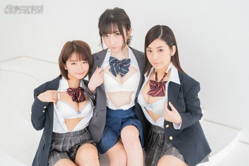 [VR] Virtual Girlfriend - Flirting with 3 Girls in School Uniforms